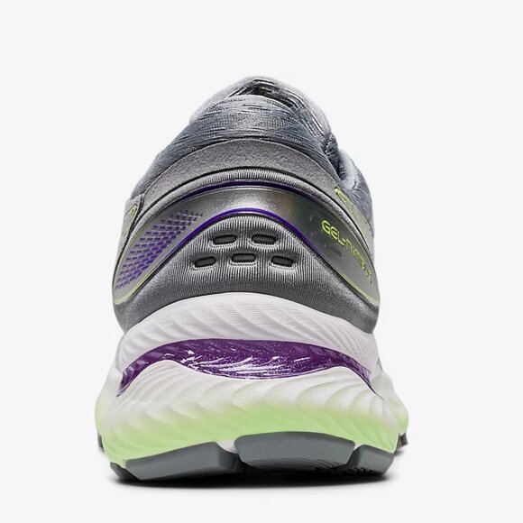 NEW in Box Asics GEL NIMBUS 22 Womens 9.5 US 41.5 EUR White Pure silver Purple - Picture 4 of 8